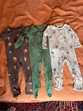Kyte Baby Bamboo Footie Sleepers - Bundle of 3 3-6mo